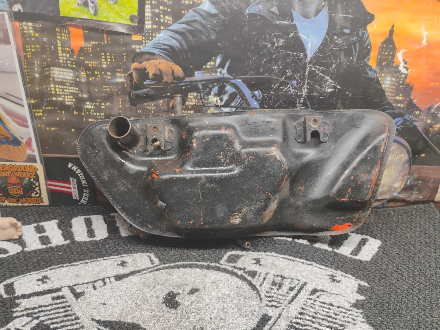 1973 Yamaha RD350 Left Oil Tank Air Box OEM RD 350 360-14411-00-00
