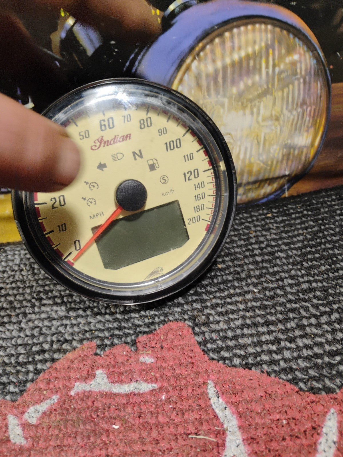 Speedometer Indian Chieftain Limited MPH 2017 Speedo Gauge Dash 3280640 E7