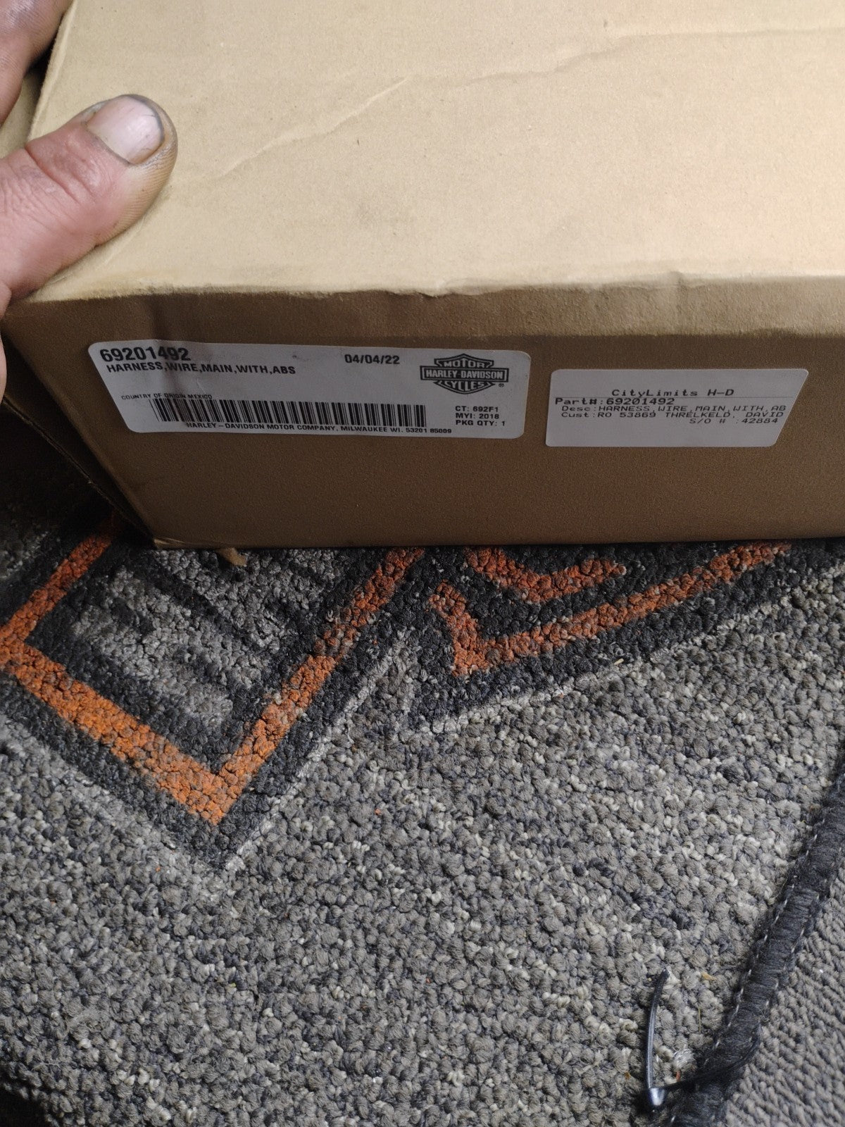 2019 HARLEY DAVIDSON FLHCS 114, MAIN WIRING HARNESS 69201492 (OPS7081)