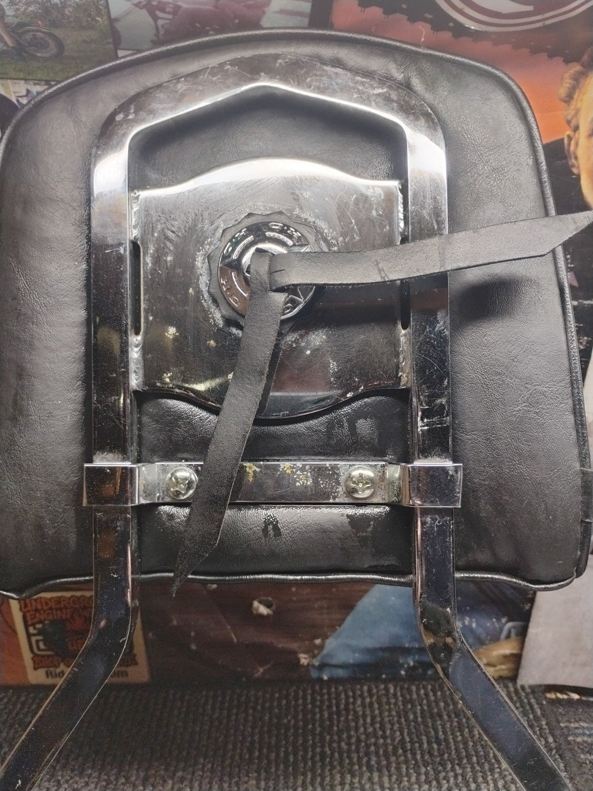 OEM Harley Davidson Sissy Bar Back Rest 8 3/4  1997-08