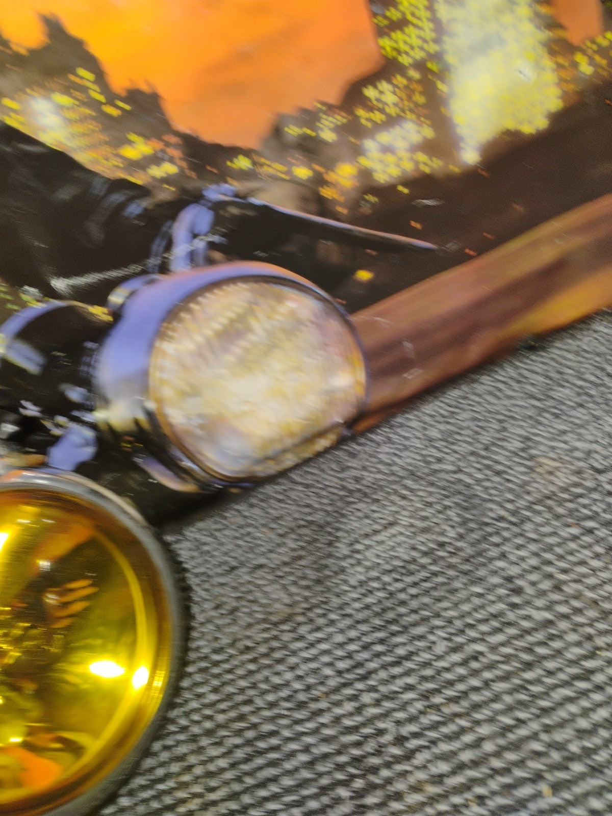 Harley Amber Fog Light Chrome