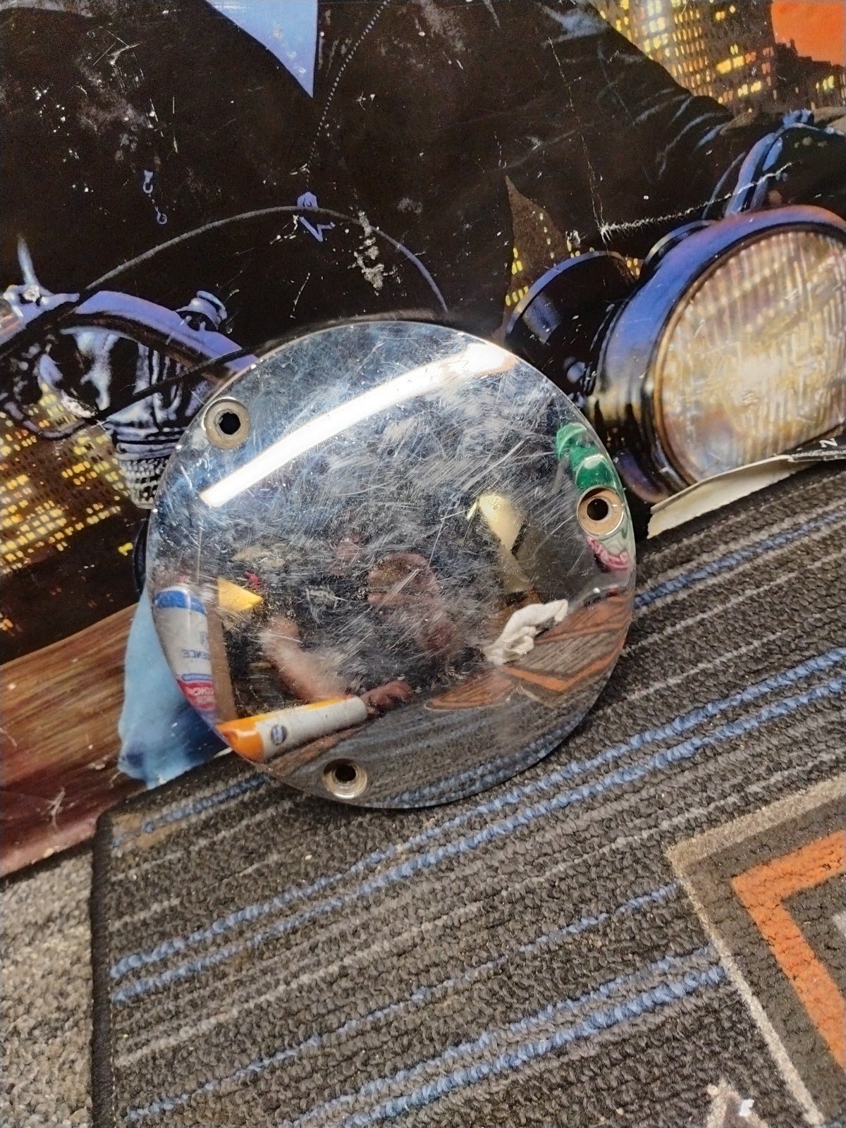 harley 3 hold derby cover shovelhead fl flh fxe fxd fxr #3500