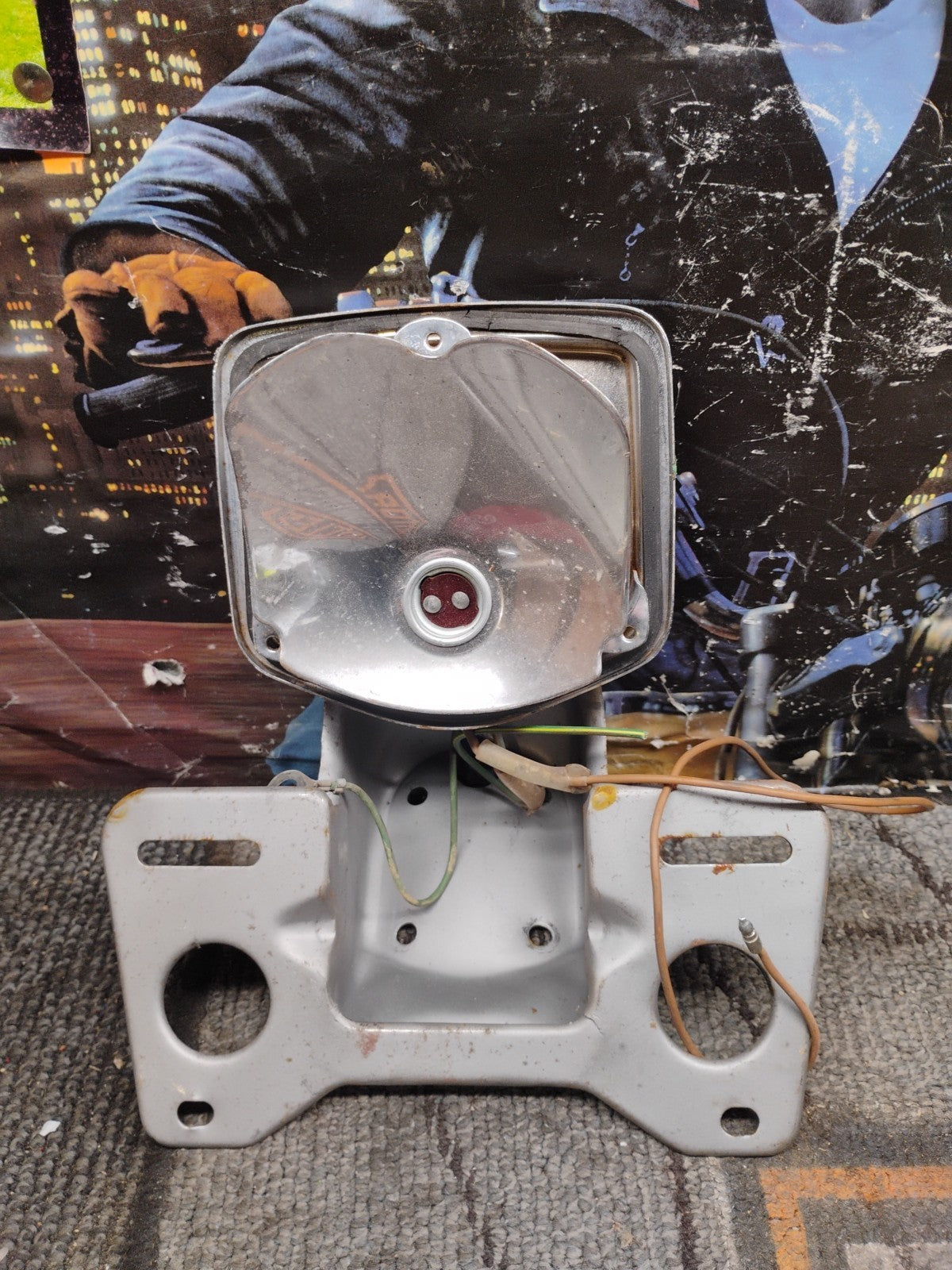 1974 Honda CB125s Brake Light  & License Plate Holder