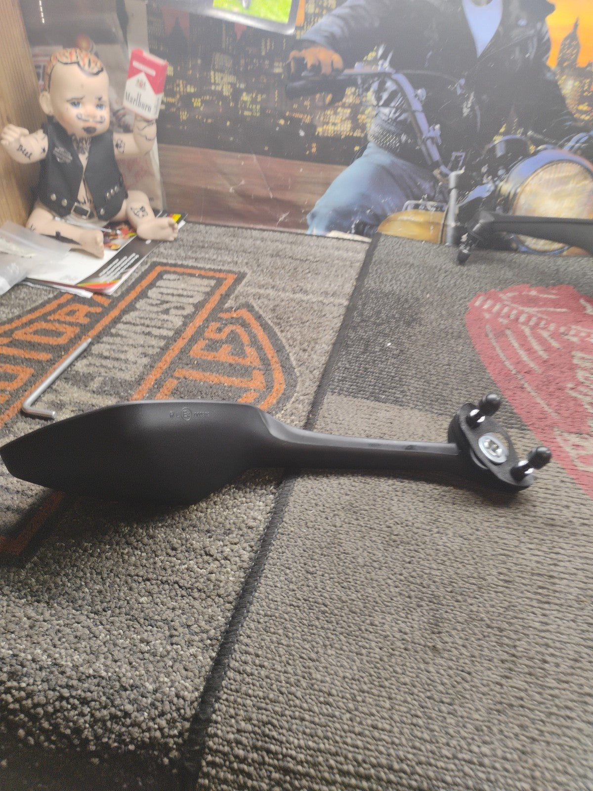 Triumph Street Triple R / RS Genuine Left Rear View Mirror Assy New OE T2068812