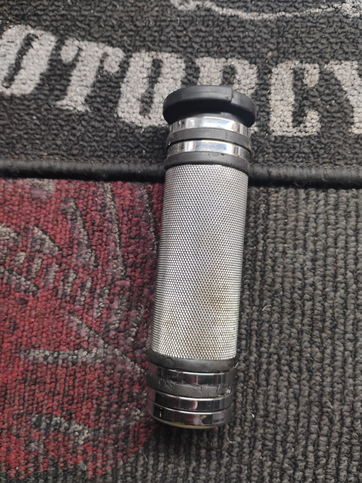 CHROME 1" MOTORCYCLE HANDLEBAR HAND GRIPS FITS FOR HARLEY DYNA SPORTSTER SOFTAIL