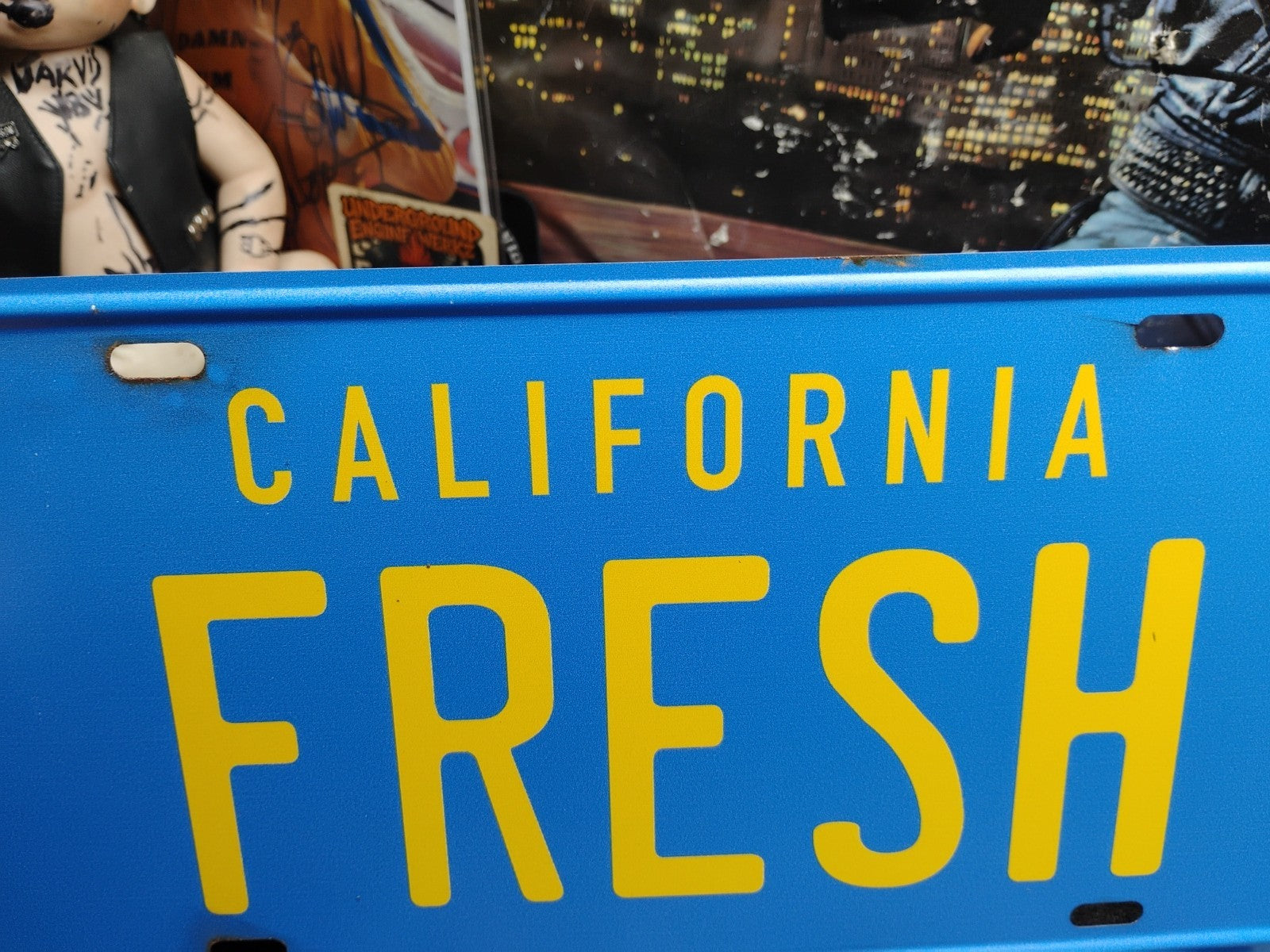 CFRESH PRINCE CALIFORNIA NOVELTY LICENSE PLATE ALUMINUM SIGN CAR BIKE ATV WALL D