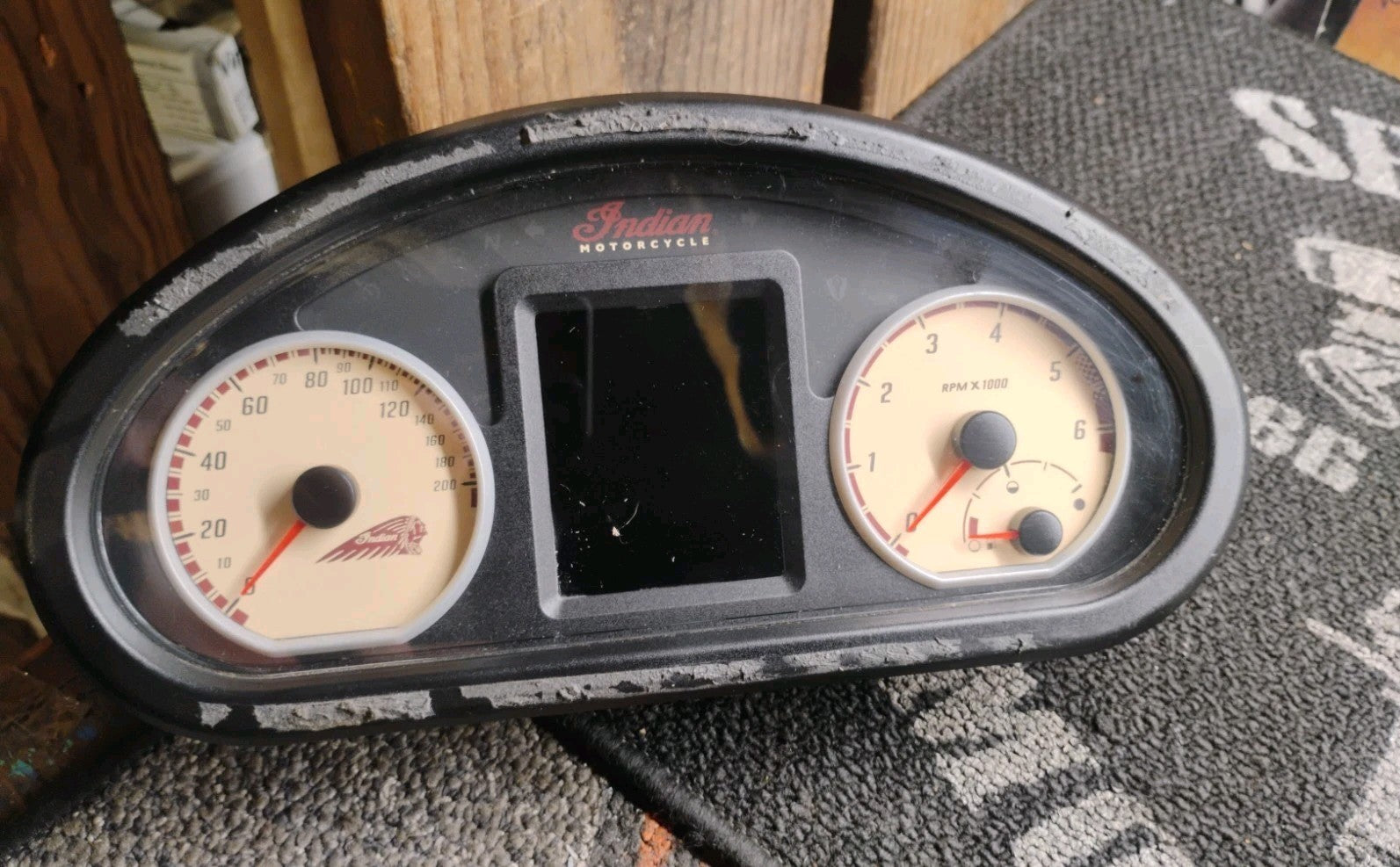 2015 Indian Roadmaster Chief Speedometer Speedo Tach Tachometer Gauge 
