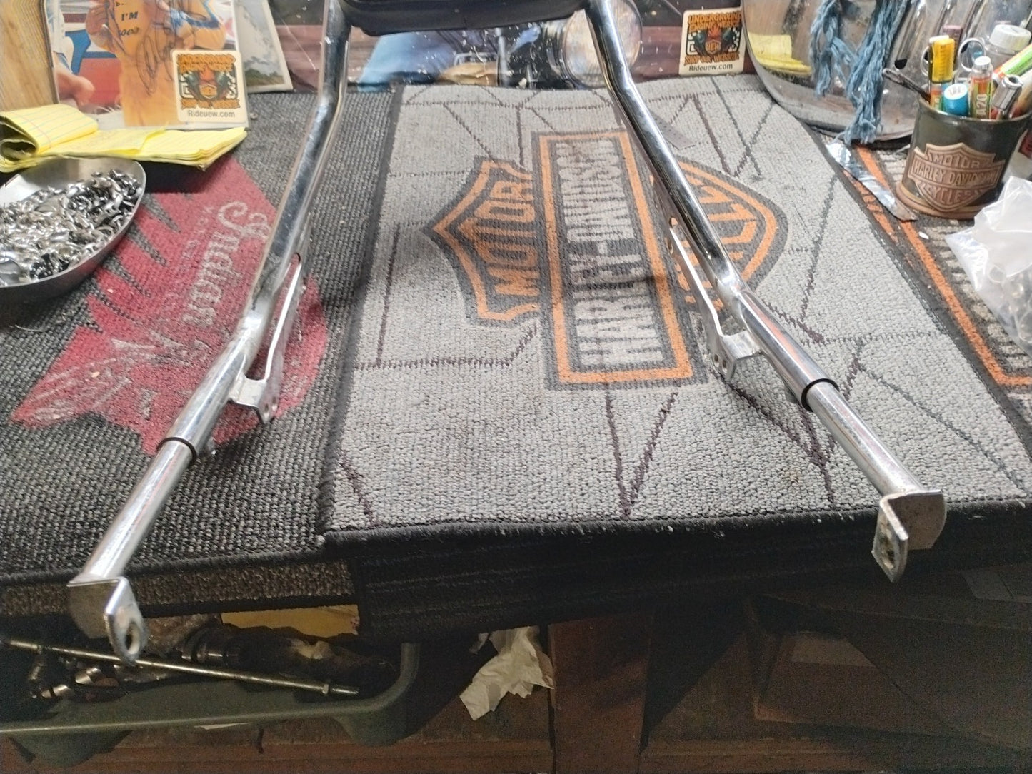 1983 Honda VF750 V45 Magna  KG rear seat passenger back rest sissy bar