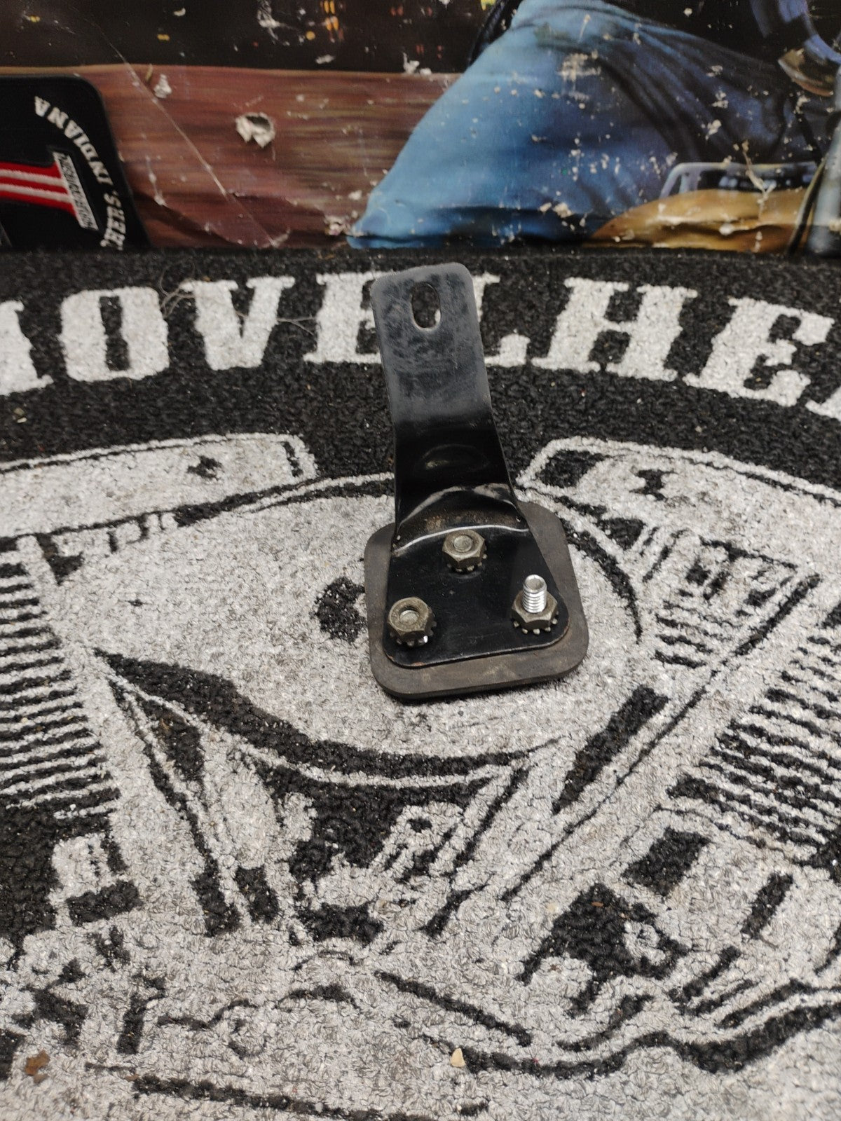 Harley-Davidson OEM 79-23 XL Softail Dyna License Plate Bracket Support 59986-75