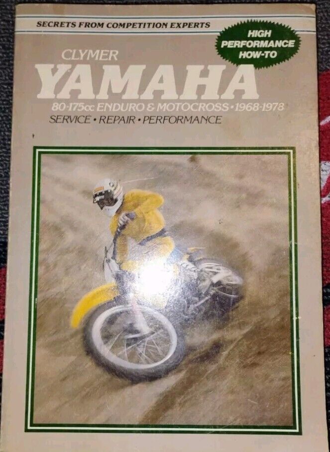 Clymer Yamaha 80-175cc Enduro Motocross 1968 to 1978 Service Repair Manual