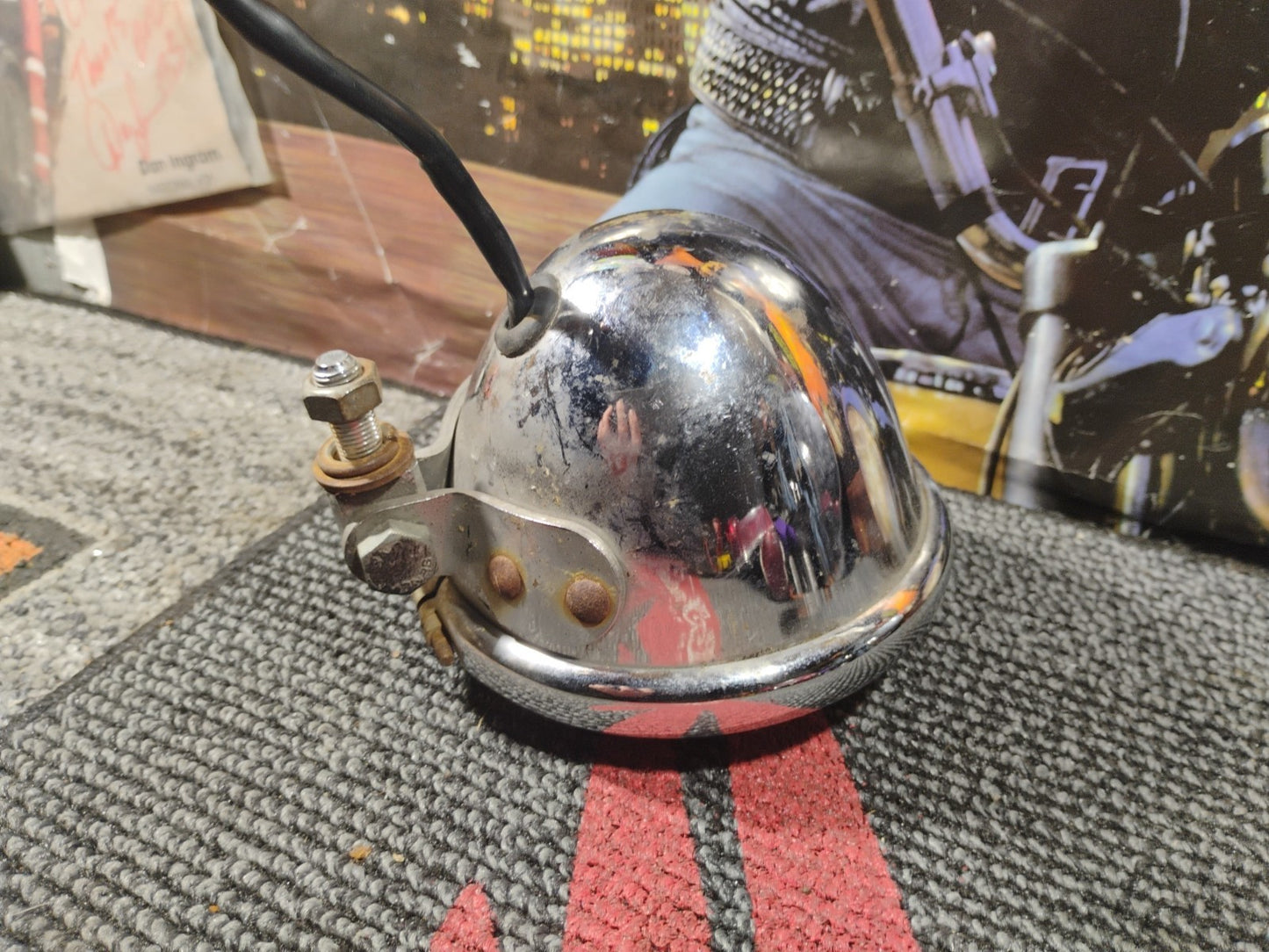 Harley Amber Fog Light Chrome