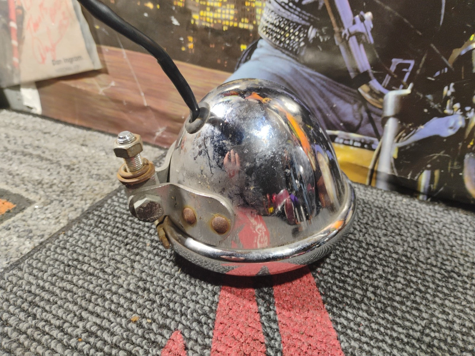 Harley Amber Fog Light Chrome