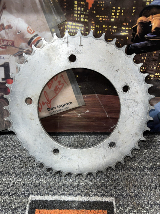 Vintage Flat Track Racin 41 Tooth CTA Alloy Hayward California BSA Rear Sprocket