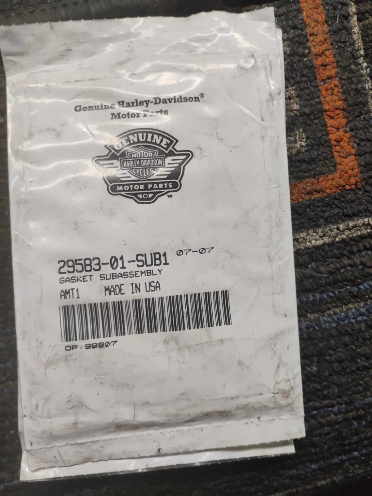 NOS OEM Harley-Davidson Gasket Assembly 29583-01-SUB1 Genuine Factory Part