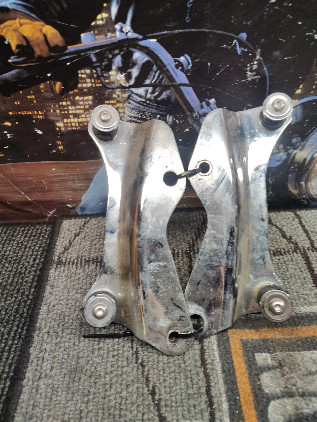  11-19 Harley-davidson Road Glide quick connect mounts