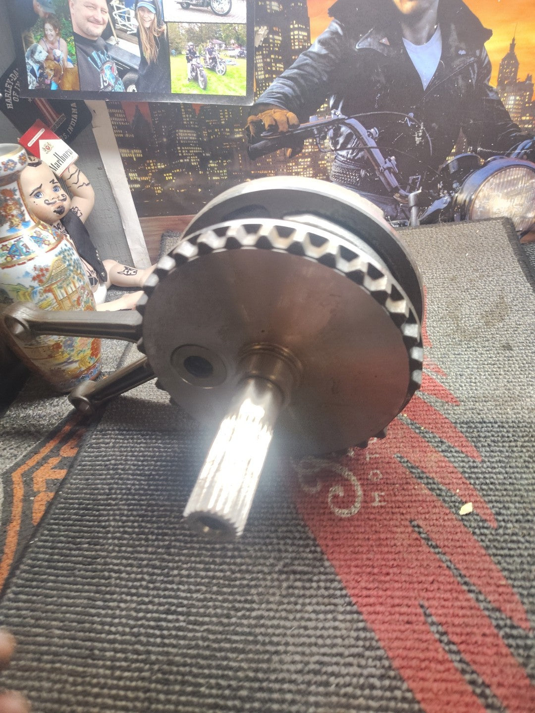 GENUINE HARLEY DAVIDSON TWIN CAM CRANKSHAFT FLYWHEEL & RODS 96" 2395407