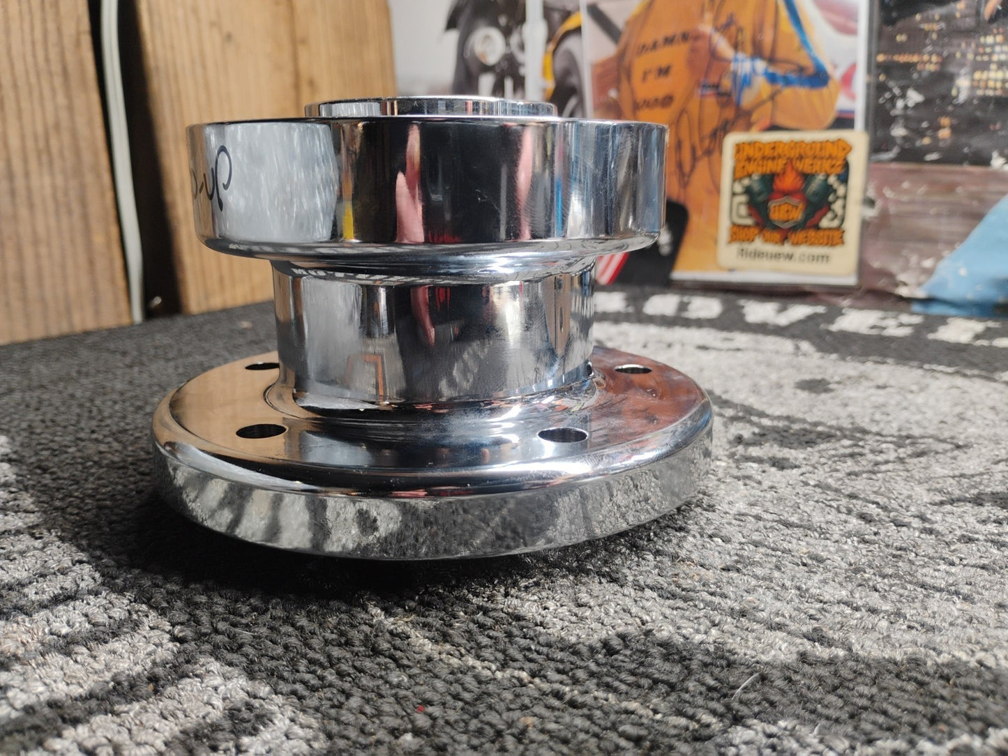 RFXMP-7 2.950 Wheel Hub Spacer Adapter Chrome 2000-Up Harley-Davidson