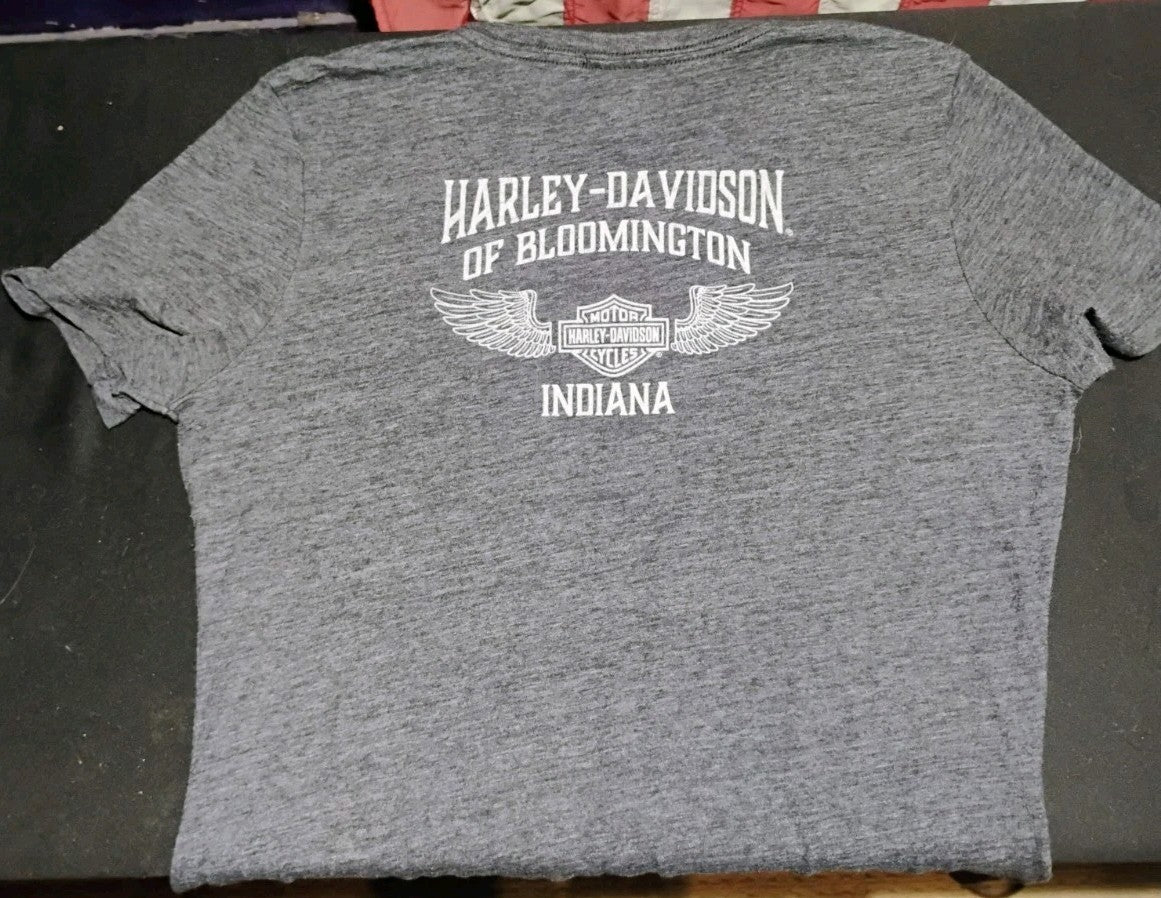 Harley Davidson Of Bloomington Indiana Women's Size M Tshirt