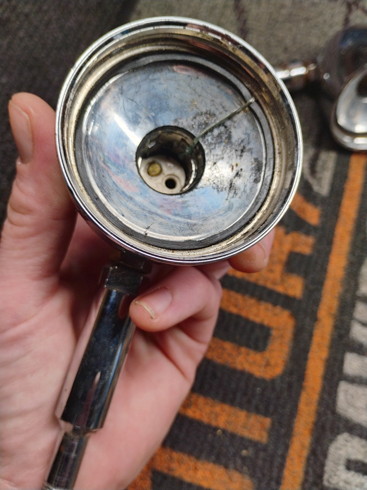 Pair Harley Davidson Bullet Turn Signals Housing and Stalks brackets