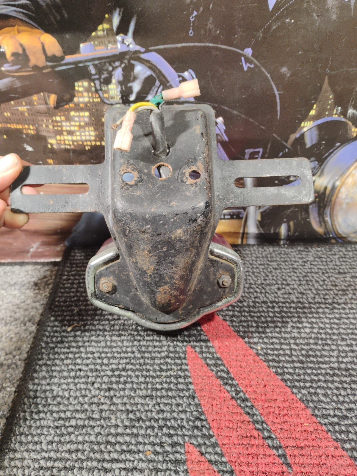 Vintage Stanley RR30 Tail Light Japan Motorcycle