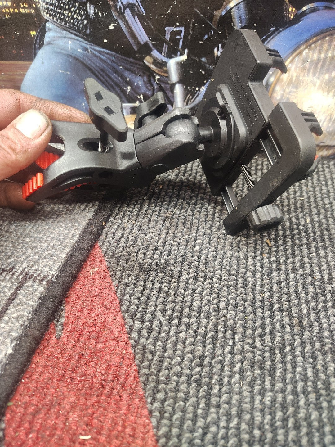 Tuff Tech Motorcycle Bike ATV Mobile Phone Holder GPS Handlebar Mount Holder