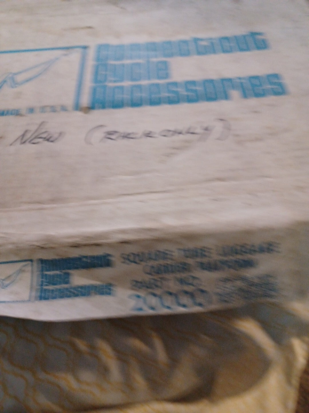 Connecticut cycle square tube luggage carrier platform for a  motorcycle