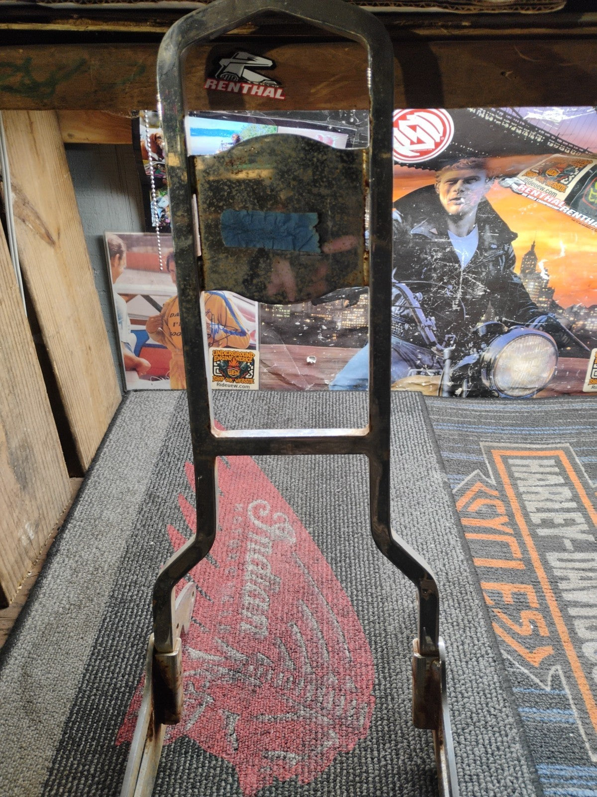 Harley Davidson Shovelhead Sissy Bar Back Rest 1972-85 FX