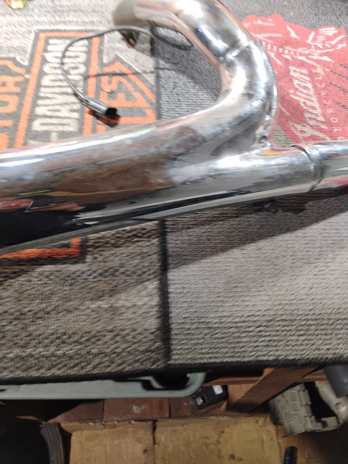 2015 14-18 Indian Chieftain OEM Exhaust Headers Head Pipe W Heat Shields And O2