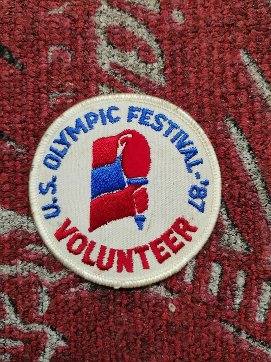 U.S. Olympic Festival 1987 Volunteer Patch
