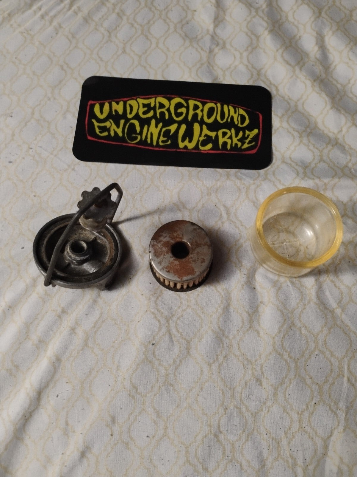 Glass Fuel Bowl and Filter Assembly For 1956-1957 Chevy and GMC Pickup Trucks