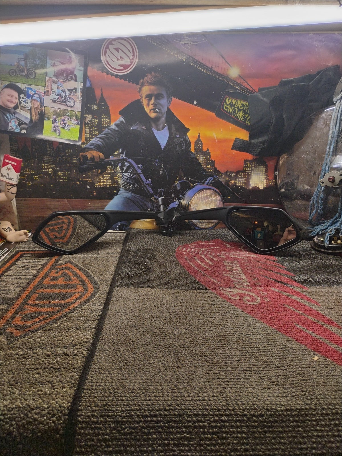 Triumph Street Triple R / RS Genuine Left Rear View Mirror Assy New OE T2068812