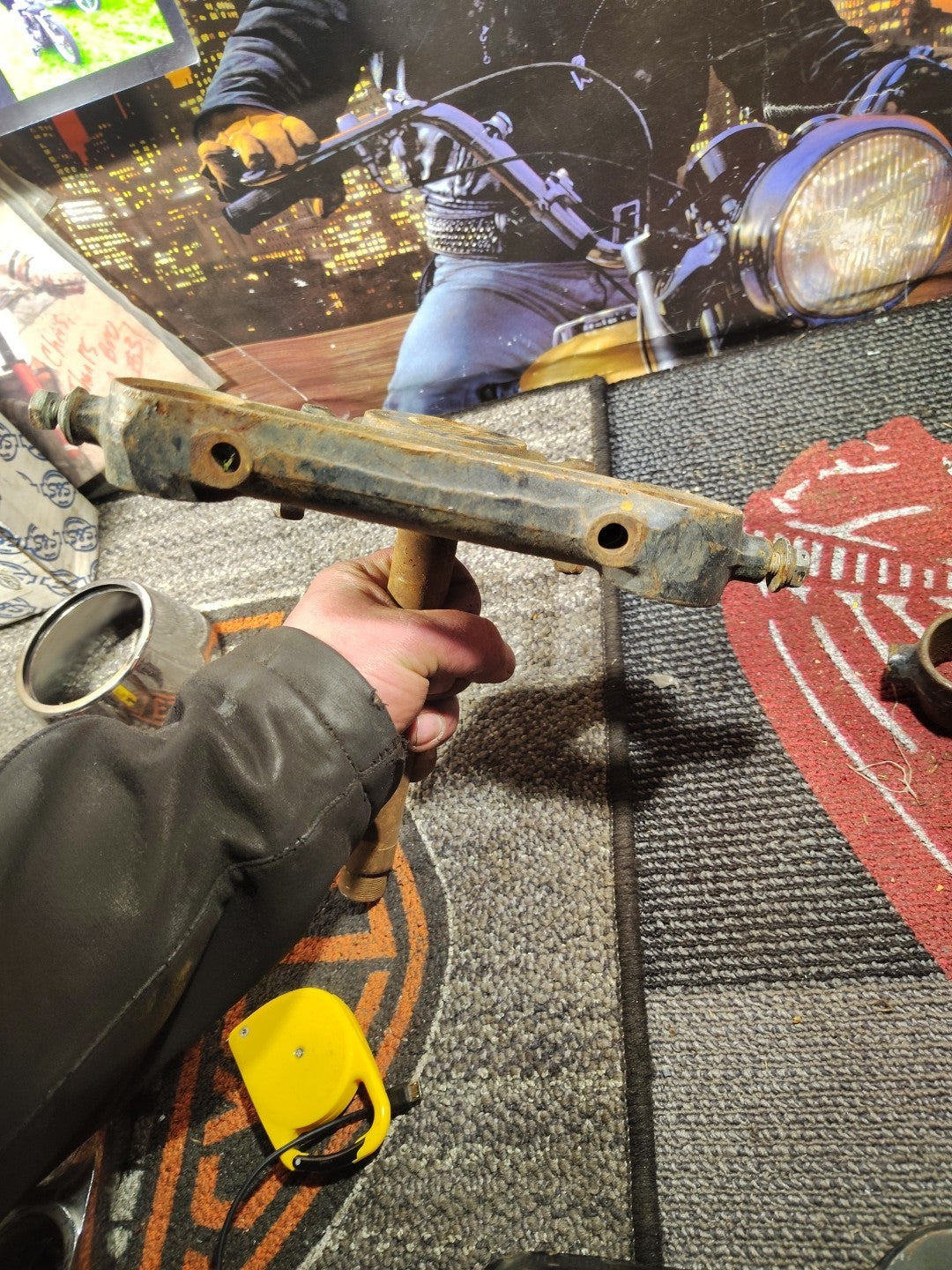 Harley-Davidson 35mm Lower Triple Tree 45707-72 IRONHEAD Sportster 15/16" Stem 