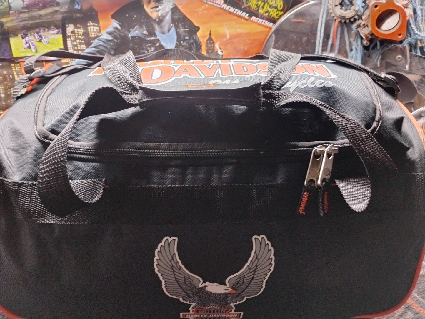 HARLEY DAVIDSON MOTORCYCLES LIGHTWEIGHT LOGO TRAVEL CARRY BAG SIZE MEDIUM 