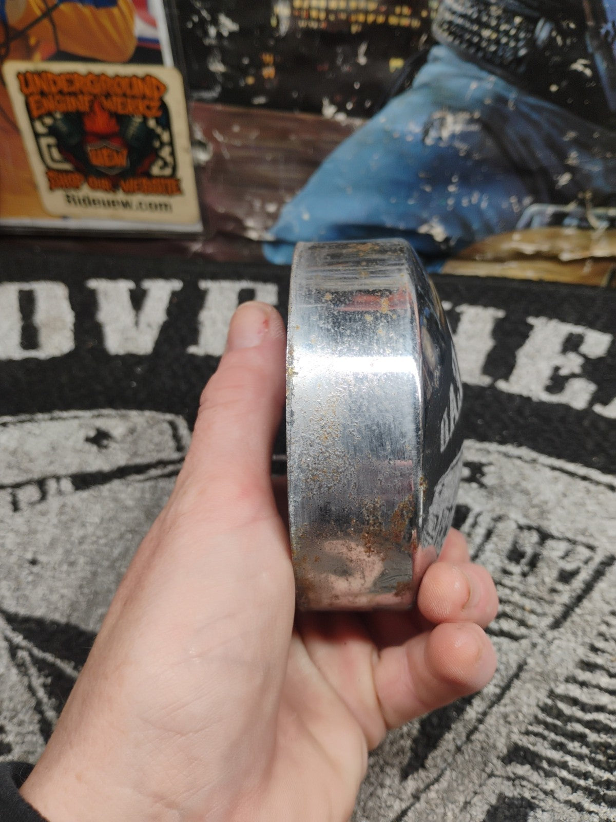 Harley Davidson Generator End Cover Chrome Shovelhead Ironhead