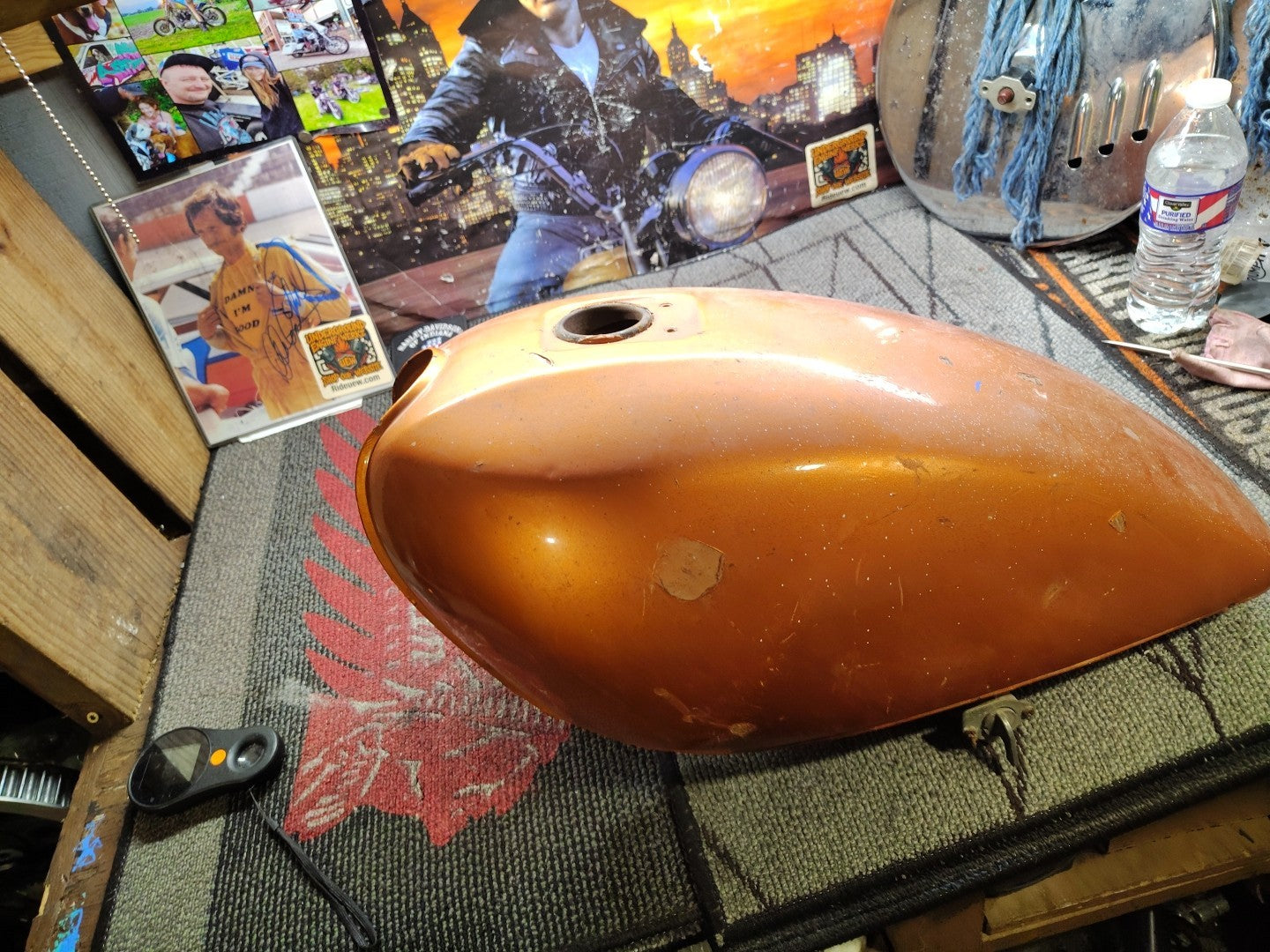 1982  KAWASAKI CSR 650 KZ 650 H2 FUEL GAS PETRO TANK OEM 51001-1057-00