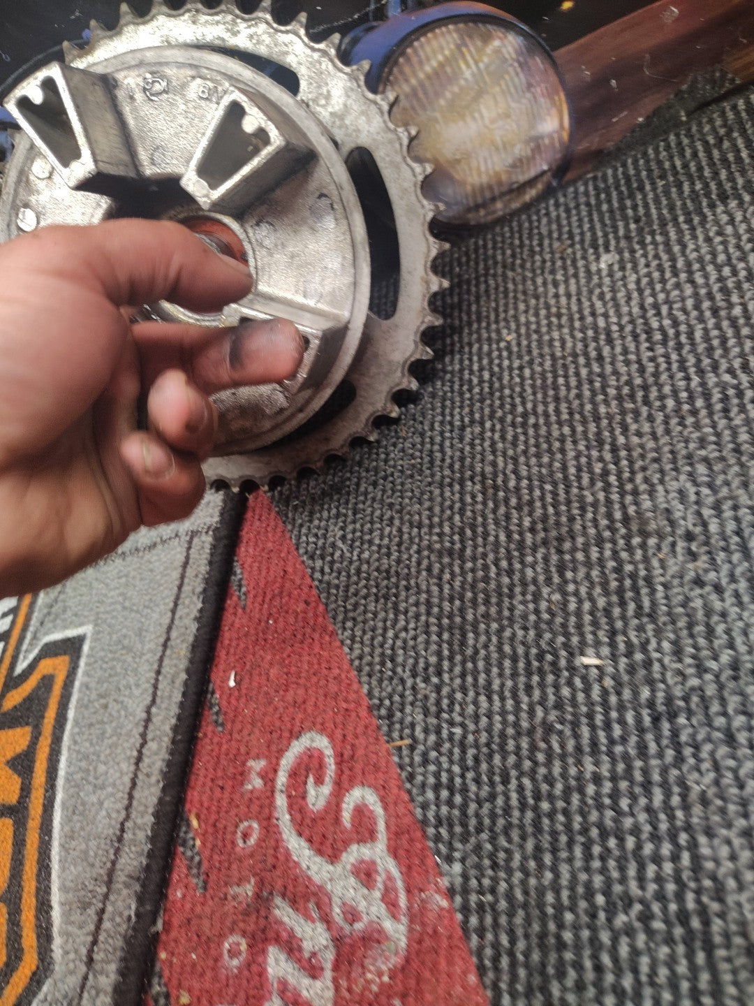 Rear sprocket & carrier F2 Honda cbr600f2 cbr 600 91-94 #RR1