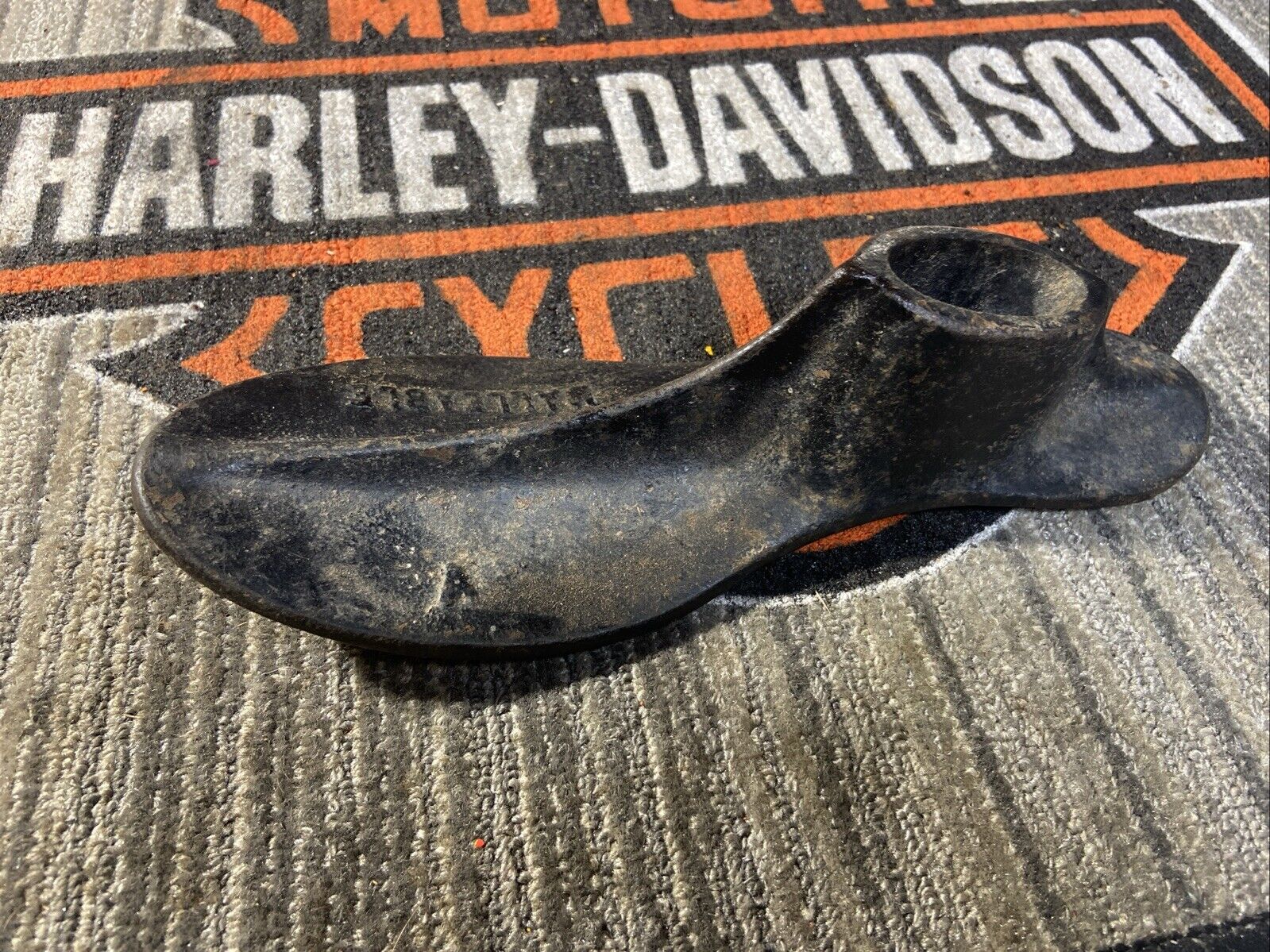 Vintage Antique Cast Iron Metal Malleable Shoe Cobbler Mold A