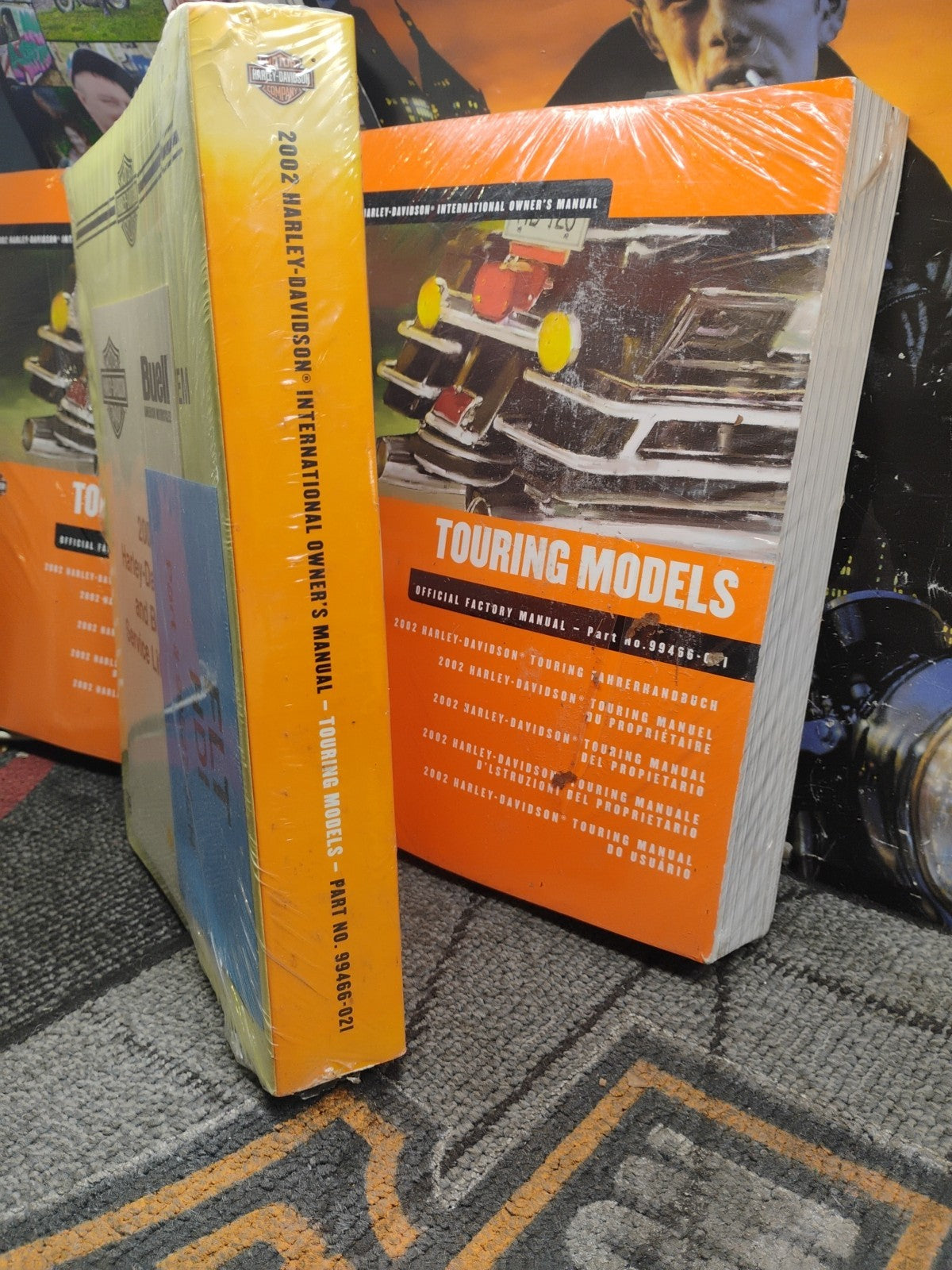 2002 Harley Davidson Road King Electra Glide Motorcycle Owner Manual User Guide