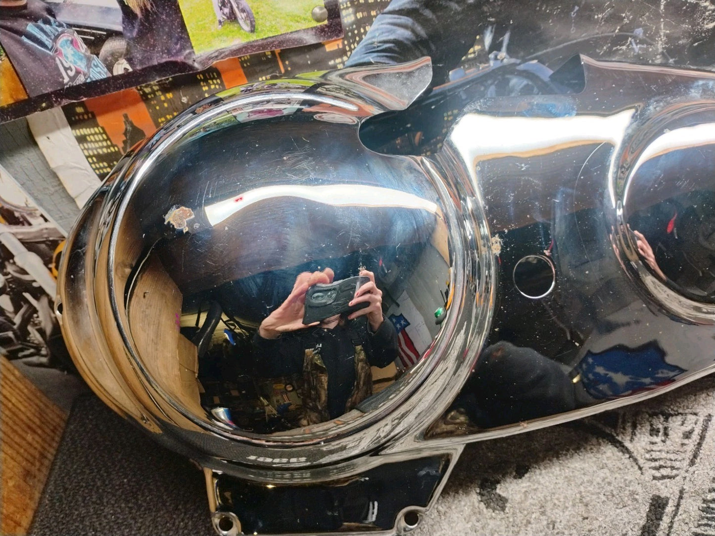OEM Harley Davidson Sportster Chrome Primary Cover XL883 XL1200 Outer Primary