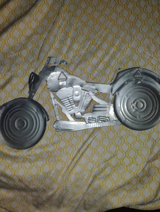 Vintage Metal Motorcycle Decoration
