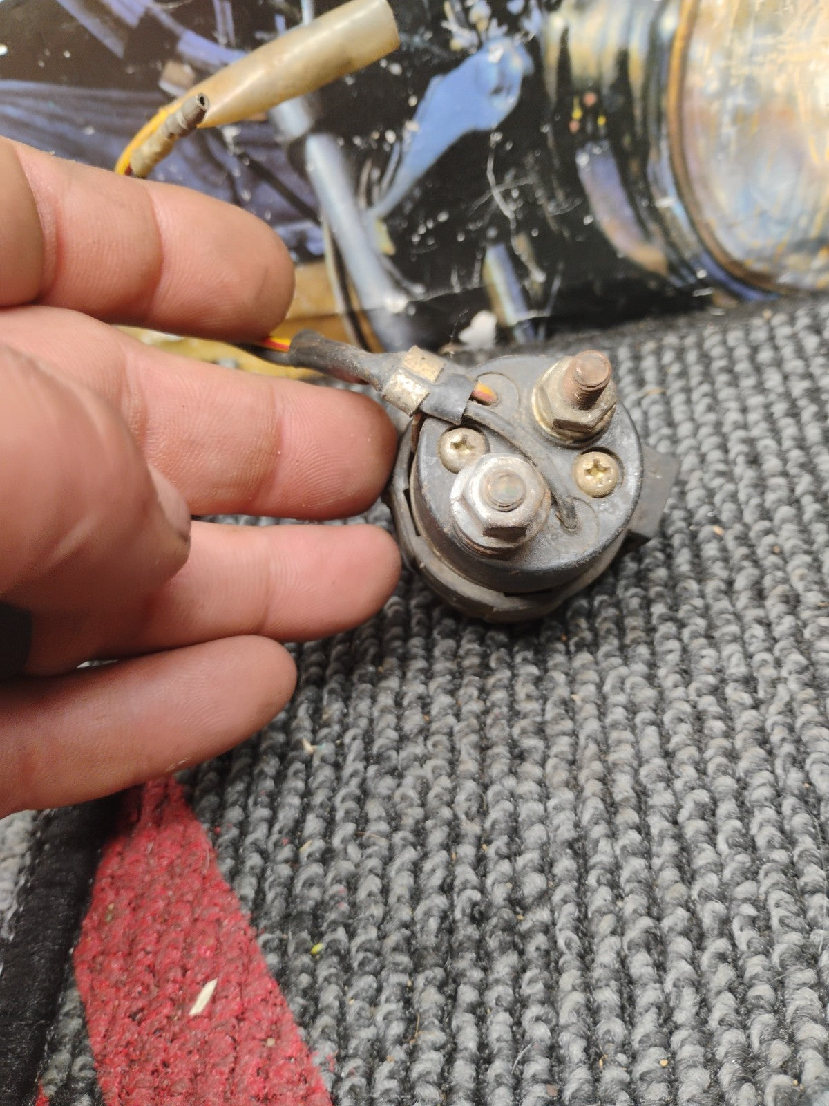 1970 Honda CB350 OEM Starter Solenoid #2