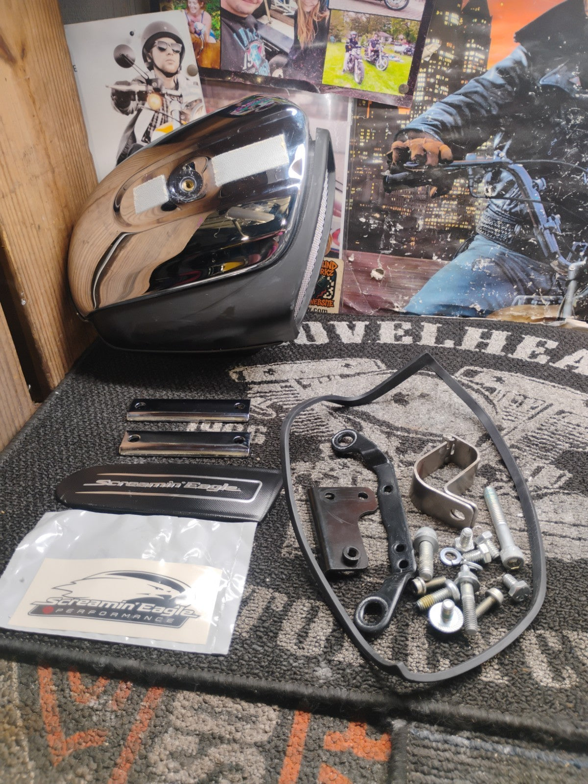 Harley-Davidson Screamin' Eagle Complete Air Cleaner Assembly Chrome Touring