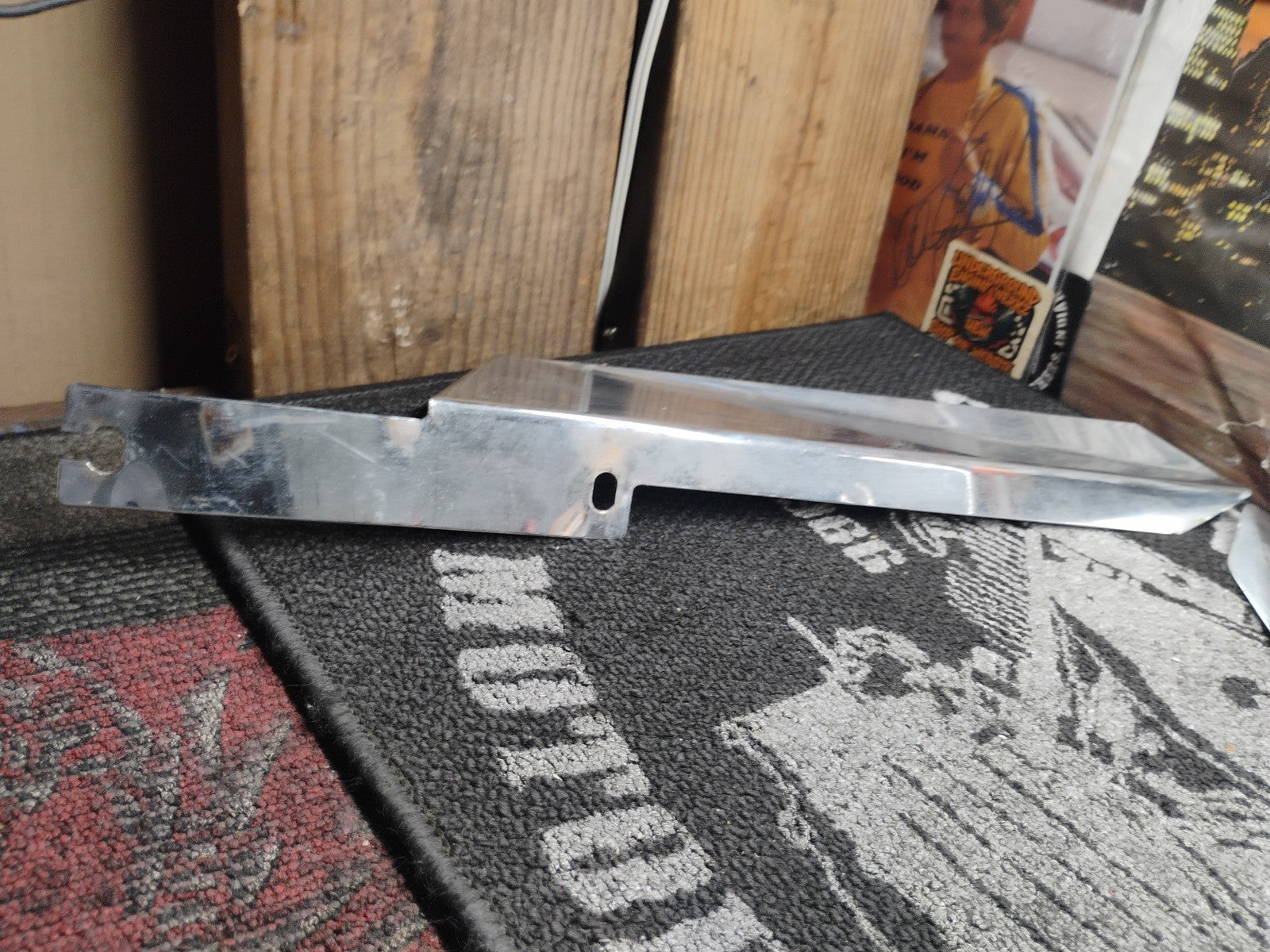 Vintage Harley-Davidson Touring Chrome Wind Guard Windshield Deflector Set OEM