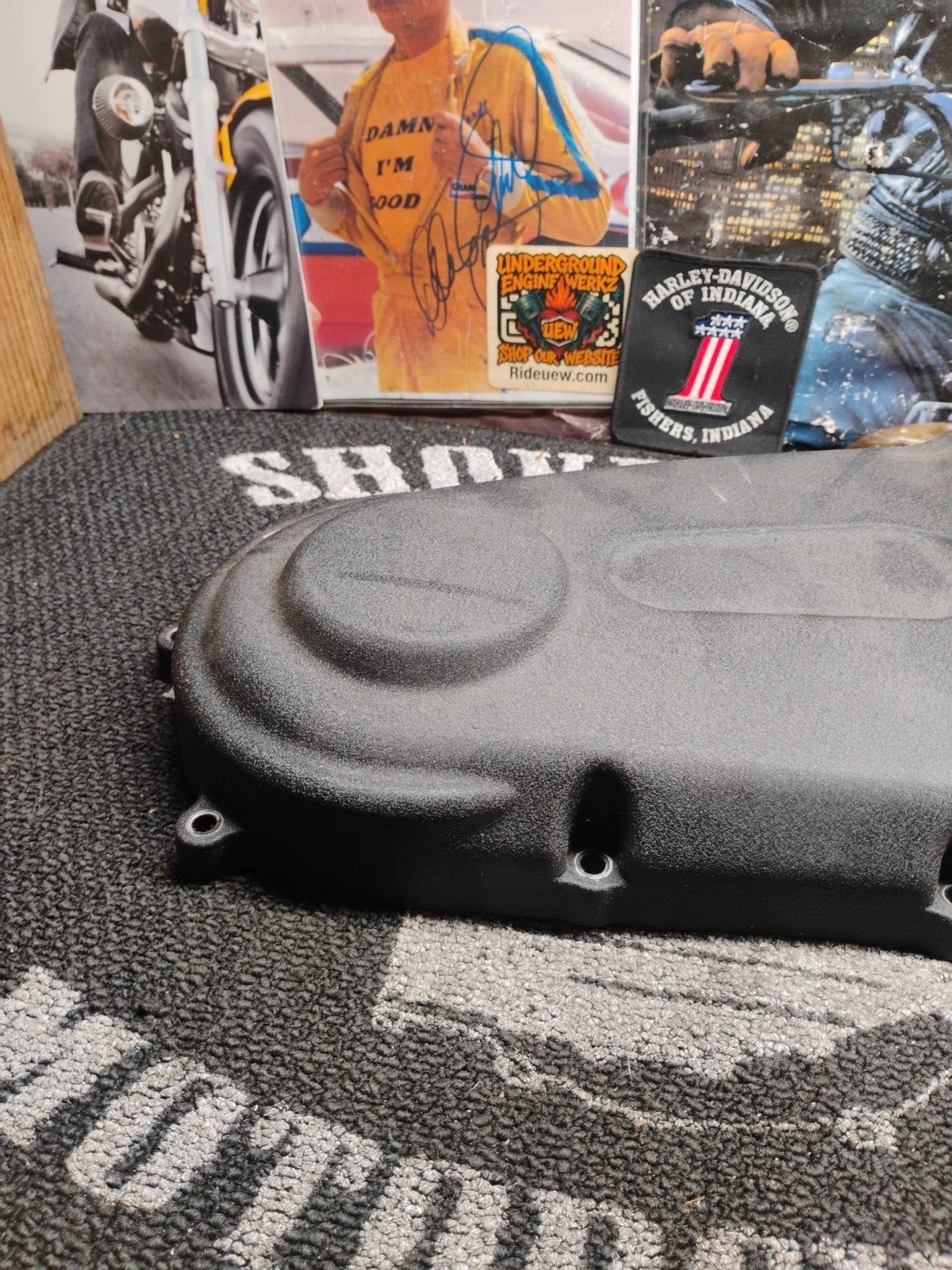 OEM Harley-Davidson 60784-06 Touring Wrinkle Black Outer Primary Cover 2006-2017