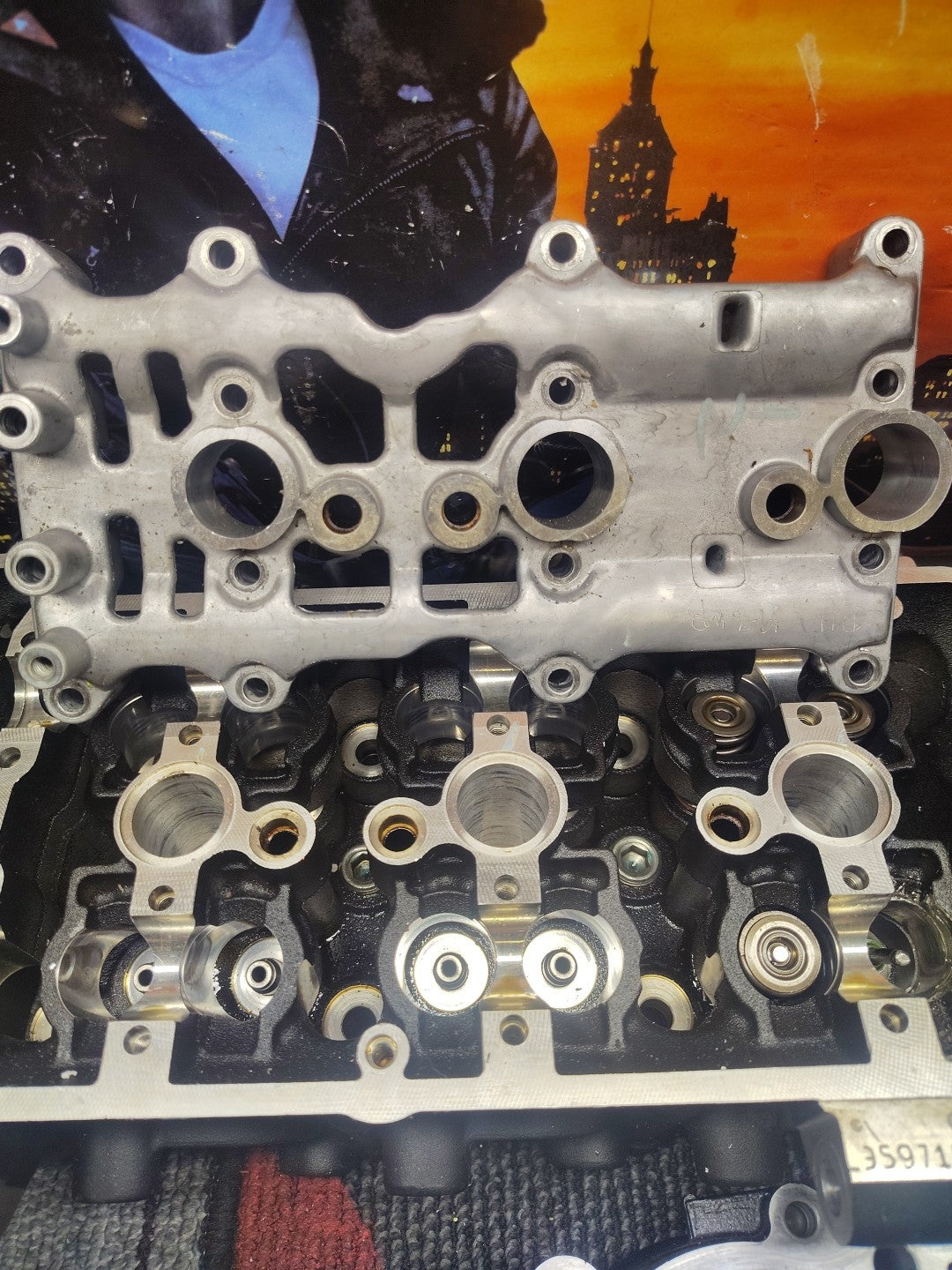 2009 Triumph Street Triple 675 Cylinder Head With Cams Cylinders And Hardware 