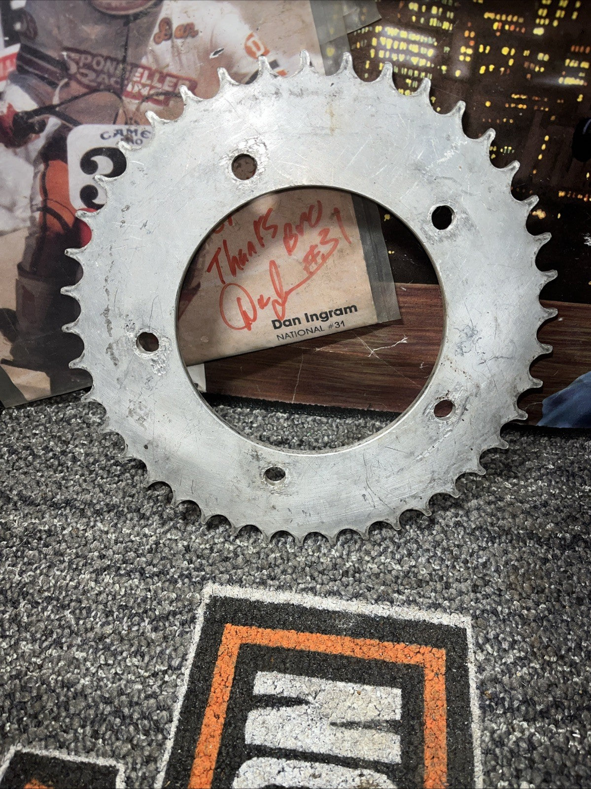 Vintage Flat Track Racin 41 Tooth CTA Alloy Hayward California BSA Rear Sprocket