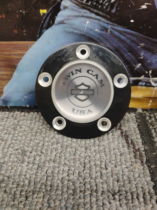 OEM Harley Original Black/Aluminum 5hole Timer Cover 1999 ^ Twin Cam 32698-02A??