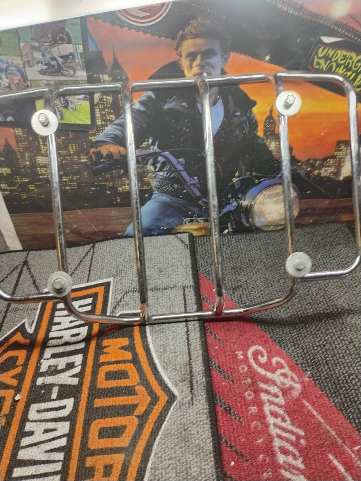 Harley-Davidson 08 & Later Touring Tour Pak Chrome Luggage Rack  53665-87