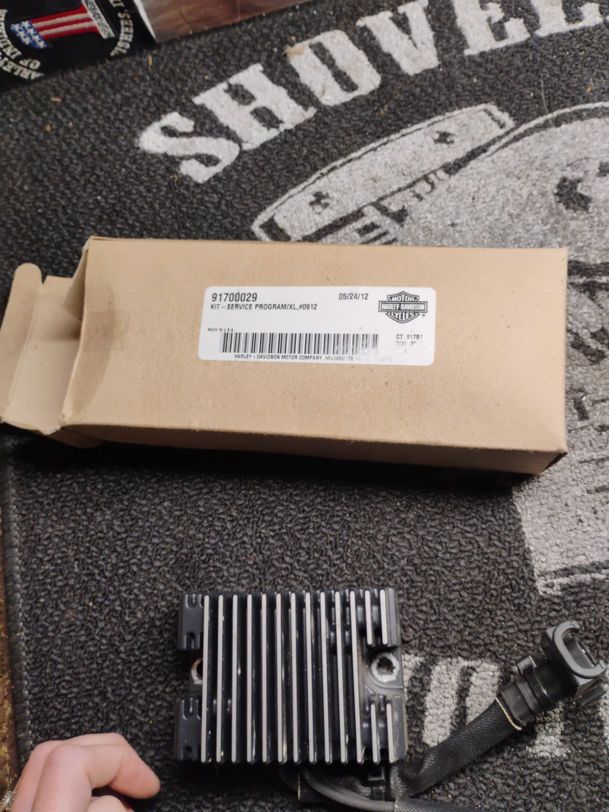 OEM Harley-Davidson 91700029 Voltage Regulator Sportster XL Recall Take-Off