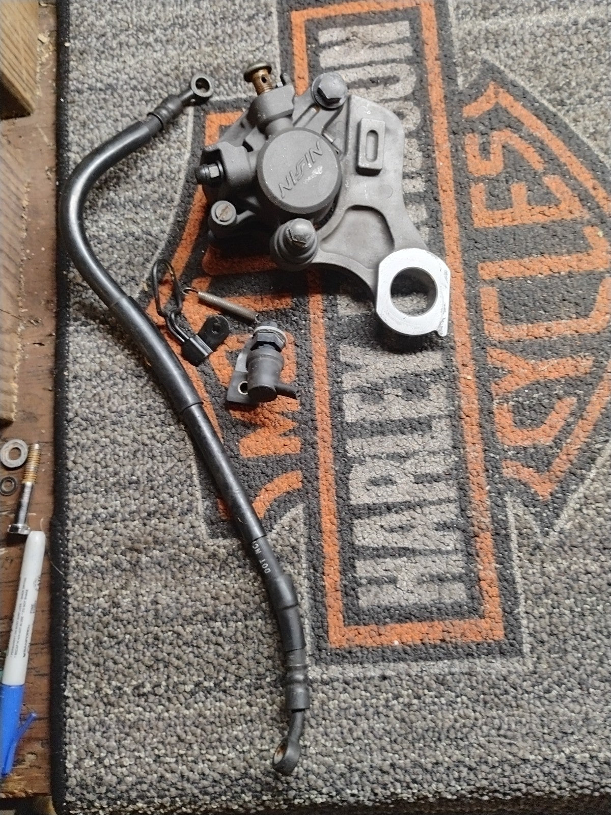 09-11 YAMAHA YZF R1 Rear Brake Caliper Master OEM Stock Good #0110